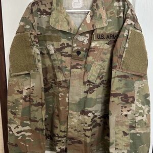 U.S. Army Multicam Tactical Combat Jacket in Green & Brown **SEE DESCRIPTION**